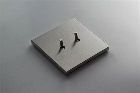 brushed steel light switch box|brushed nickel outlets and switches.